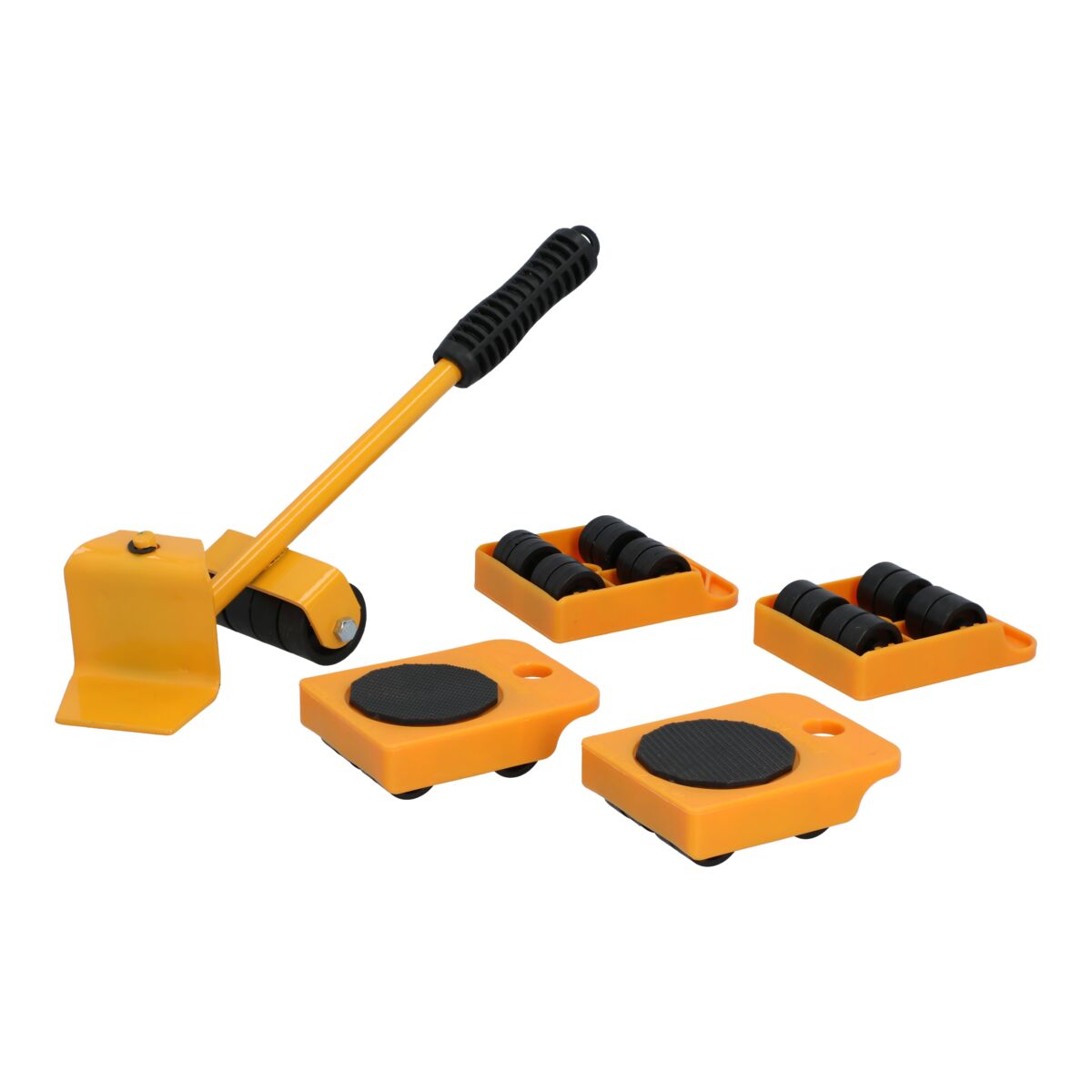 DIY furniture moving kit with lifting belt and floor protection sliders