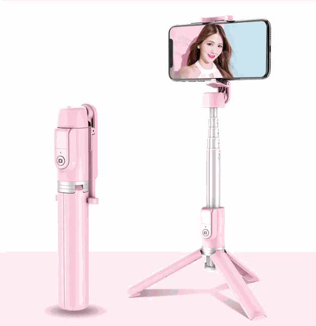 Bluetooth selfie stick and tripod with remote control