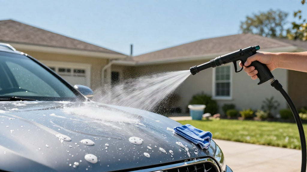 Car Wash Spray Gun: How to Wash Your Car at Home in Minutes