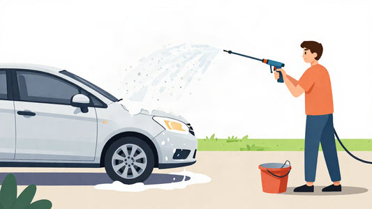 How to Wash Your Car at Home with a High-Pressure Spray Gun