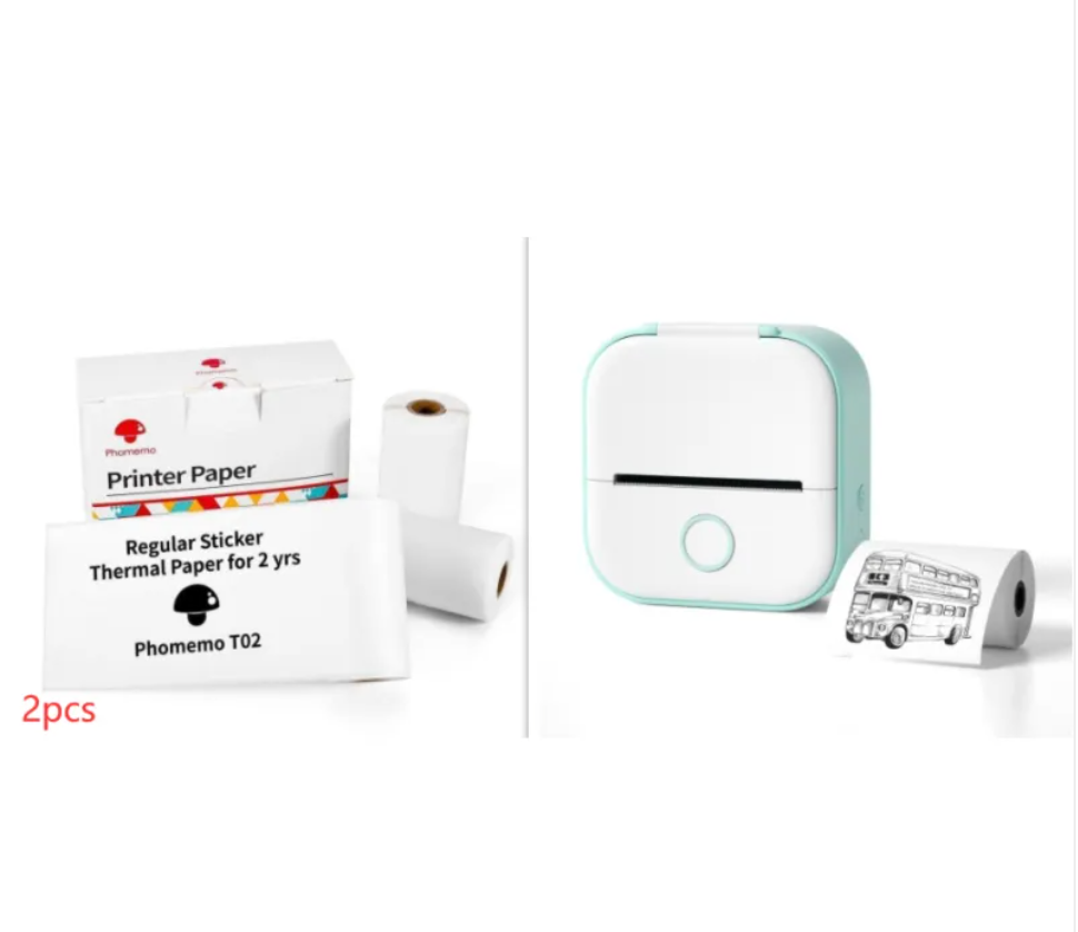 Wireless thermal label printer for home office and organisation