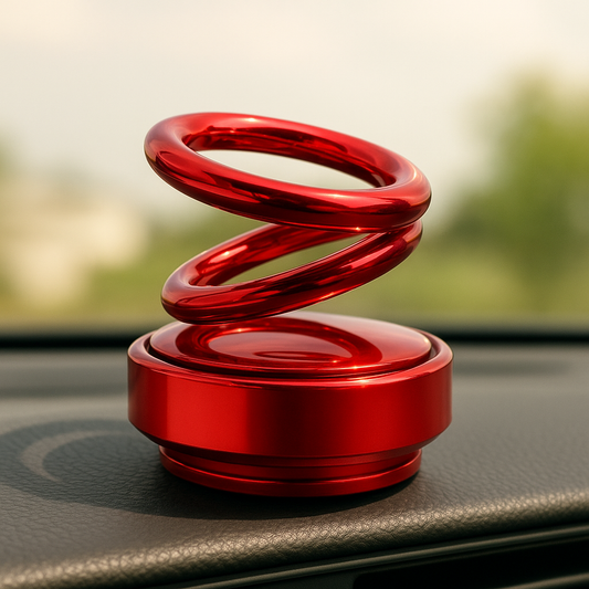 auto rotation car air freshener double ring