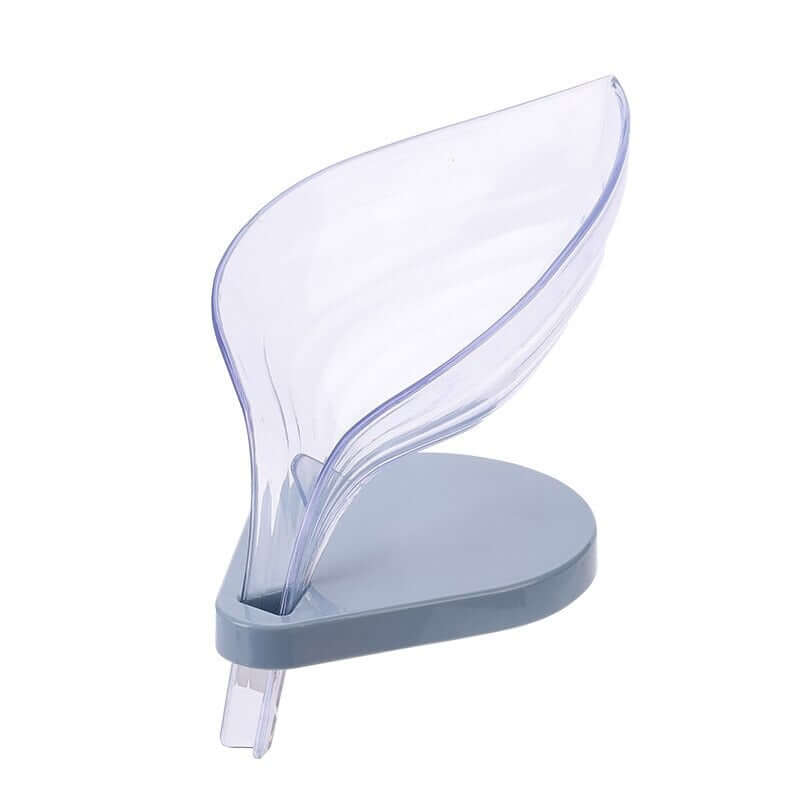 Eco friendly leaf design soap drain holder for bar soap and sponge