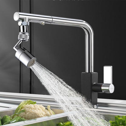 Tap splash guard filter with water purification for kitchen faucet