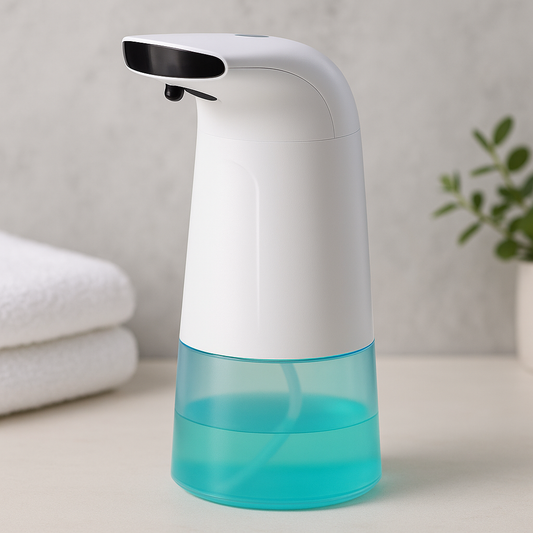 Automatic touchless foam soap dispenser for bathroom and kitchen sink