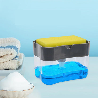 2-tier self-draining sponge soap rack with suction cup or adhesive mount
