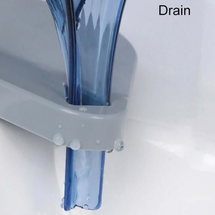 Nature inspired leaf soap holder tray with water drainage