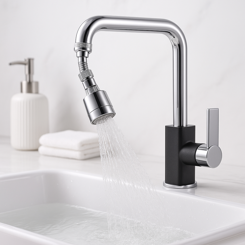 Universal faucet splash guard filter for kitchen and bathroom sink tap