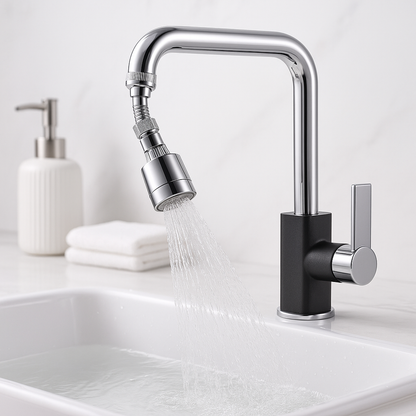 Universal faucet splash guard filter for kitchen and bathroom sink tap