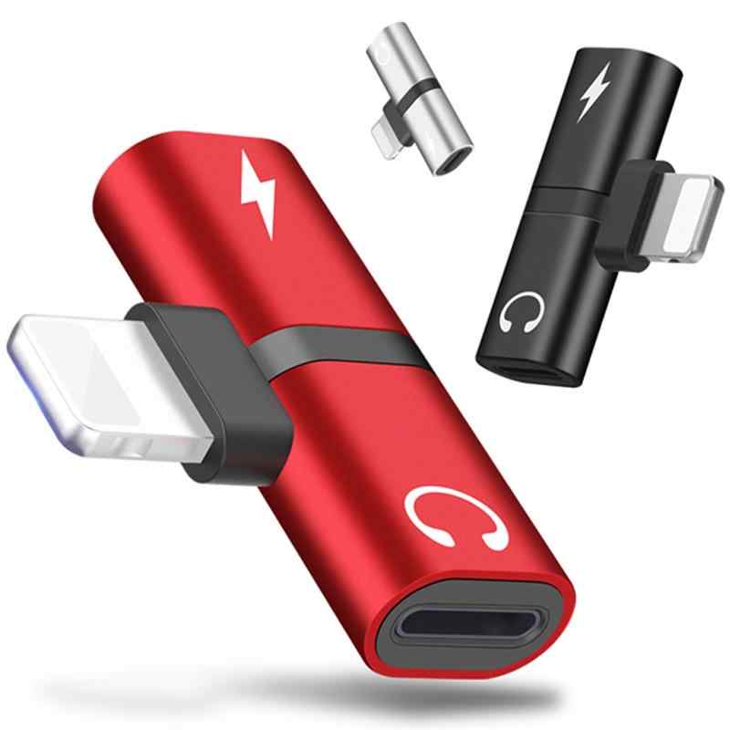 Lightning 2-in-1 adapter for simultaneous charging and headphone audio