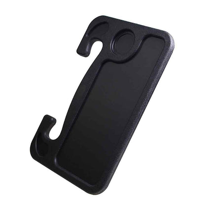 Black car steering wheel desk tray with ergonomic flat surface P